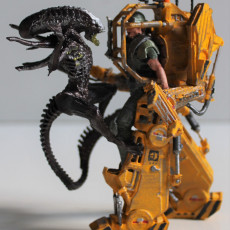 Picture of print of DIY Alien vs. Power Loader fight with LED lights This print has been uploaded by Eric De Leeuw