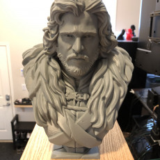Picture of print of Jon Snow bust Cet objet imprimé a été téléchargé par Kazibole