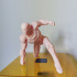 Iron Man MK43 - Super Hero Landing Pose - with lights - MINIMAL SUPPORTS EDITION print image