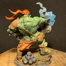Picture of print of Gronk Boomshot - Ogre Cannoneer Hero