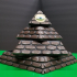 Worn Stone Illuminati Pyramid Box with SECRET COMPARTMENT image