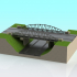 Slot car Warren Truss Arch bridge 1:32 scale image