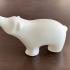 Bear figurine print image