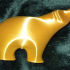 Bear figurine print image