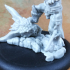 Barbarian Dragon Slayer (32mm scale miniature) image