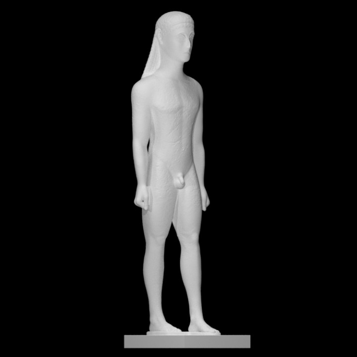 Marble Statue of a Kouros (youth)