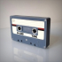 Audio cassette box. image