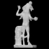 Satyr with infant Dionysus image