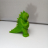 Tiny Godzilla print image