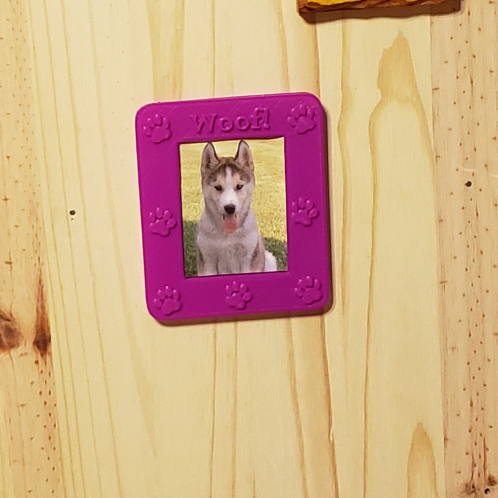 Paw Print Dog Picture Frame