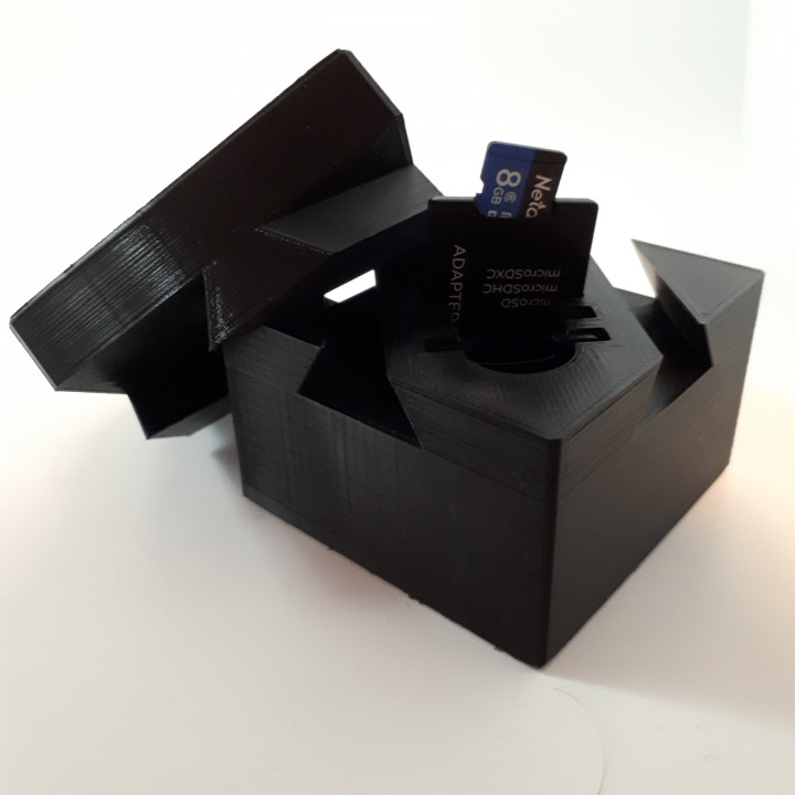Dovetail Box SD Card Holder