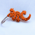 Flexi Articulated Mini Gecko Keychain image
