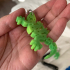 Flexi Articulated Mini Gecko Keychain print image