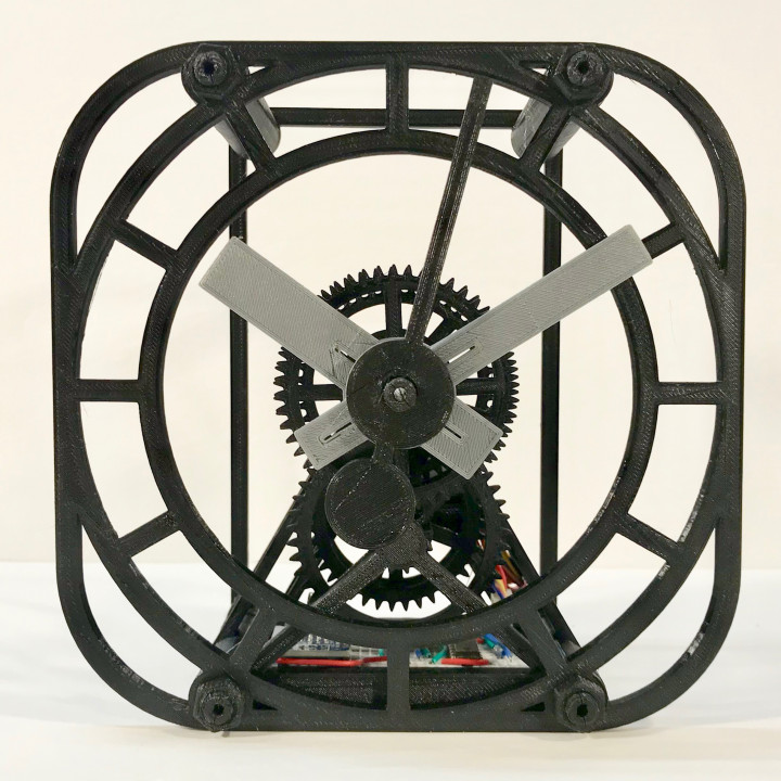 3D Printable The Full Clock by Jacques Favre