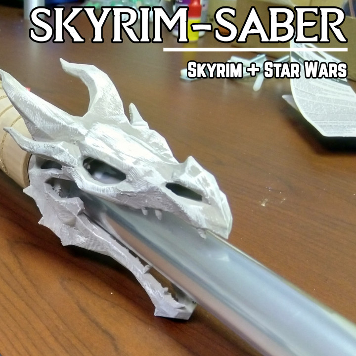 The Skyrim Saber (Skyrim-inspired lightsaber)