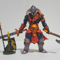 Picture of print of RPG Barbarian- Multipart with build options (32mm scale) This print has been uploaded by Craig Huffman