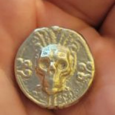 Picture of print of skull coin This print has been uploaded by STEPHEN RUBINO