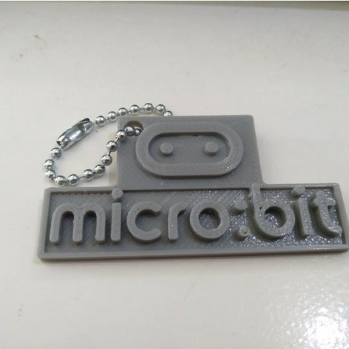 Micro:Bit Logo Simple Keychain