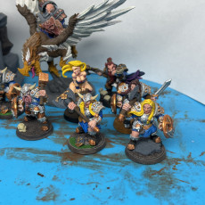 Picture of print of Dwarven Defenders (presupported)