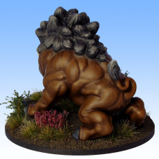 Picture of print of Giant Dire Boar Support Free Miniature