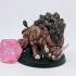 Giant Dire Boar Support Free Miniature print image