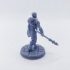 RPG Fighter - Multipart with build options (32mm scale) print image