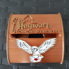 Picture of print of Harry Potter Post-it Note holder