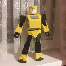 Picture of print of ARTICULATED G1 TRANSFORMERS BUMBLEBEE - NO SUPPORTS