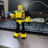 ARTICULATED G1 TRANSFORMERS BUMBLEBEE - NO SUPPORTS print image