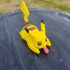 Pokémon hot Pikachu eating iceblock image