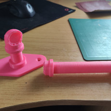 Picture of print of Toilet Paper Holder 3D Print (Mimic Industrial Pipe)
