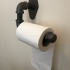 Toilet Paper Holder 3D Print (Mimic Industrial Pipe) image
