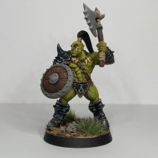 Picture of print of Orc Barbarian - B (Male) Modular