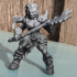 Orc Barbarian - C (Lady) Modular print image