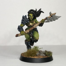 Picture of print of Orc Barbarian - D (Lady) Modular This print has been uploaded by Dan