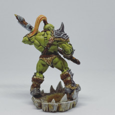 Picture of print of COMPLETE Orc Barbarians (Presupported)