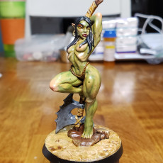 Picture of print of Yagraz - Orc Beauty (Fantasy Pin-Up)