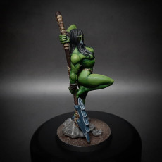 Picture of print of Yagraz - Orc Beauty (Fantasy Pin-Up) This print has been uploaded by Dylan Quinn