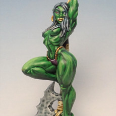 Picture of print of Yagraz - Orc Beauty (Fantasy Pin-Up) This print has been uploaded by Sébastien B
