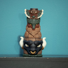 Picture of print of Animal Totems (Pre-Supported)