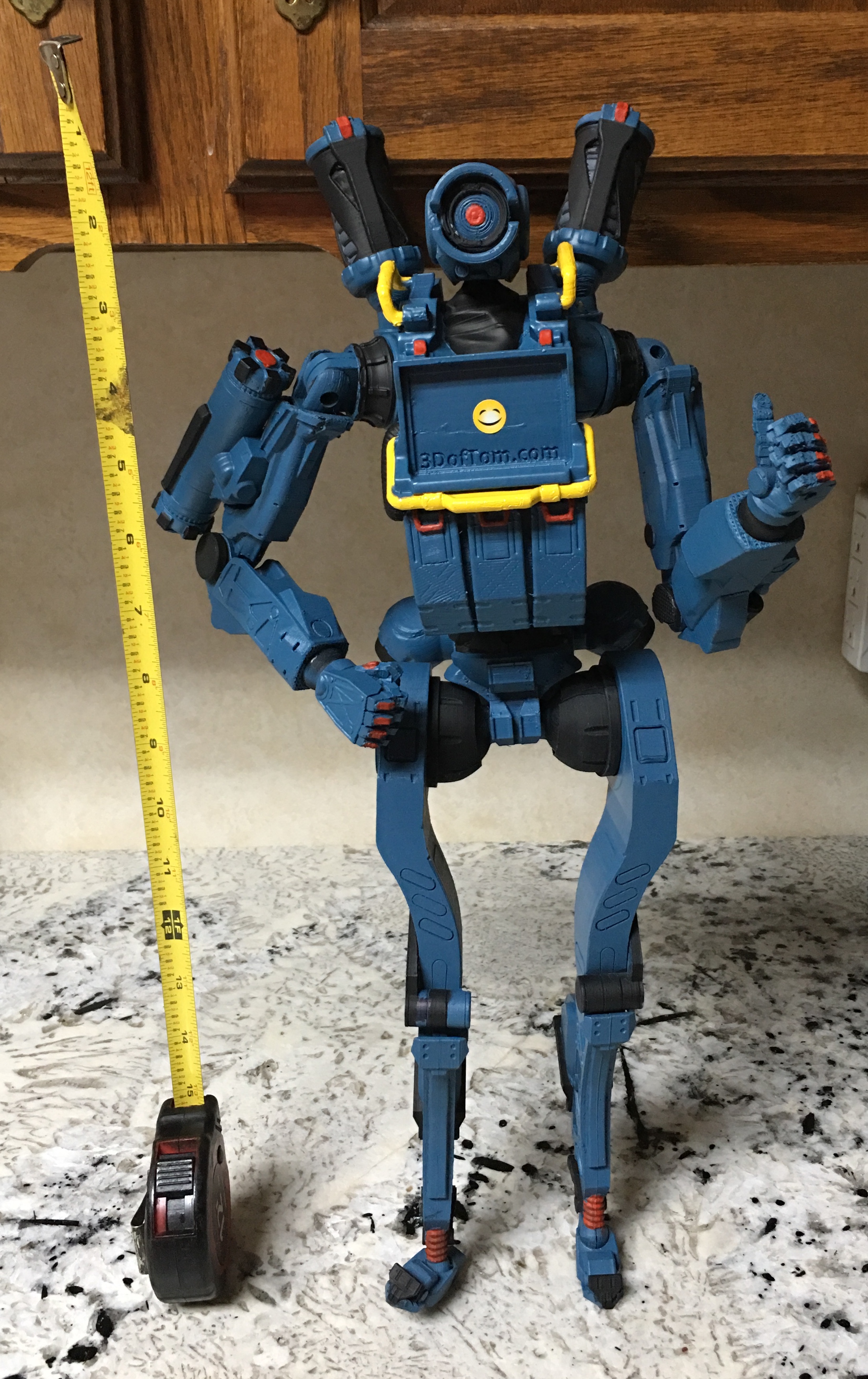 3d Printable Pathfinder From Apex Legends Articulated Action Figure By Tom Davis