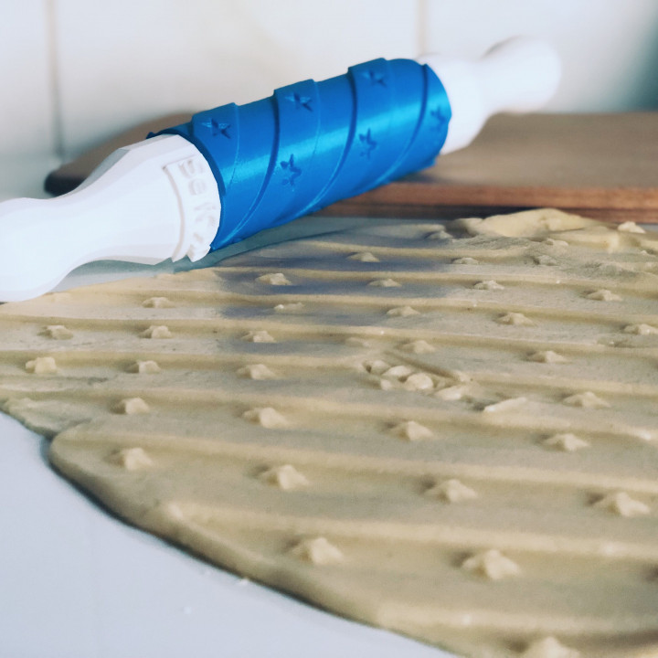DIY 3D Printed Cookie Pattern Roller