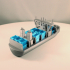 Container Ship print image