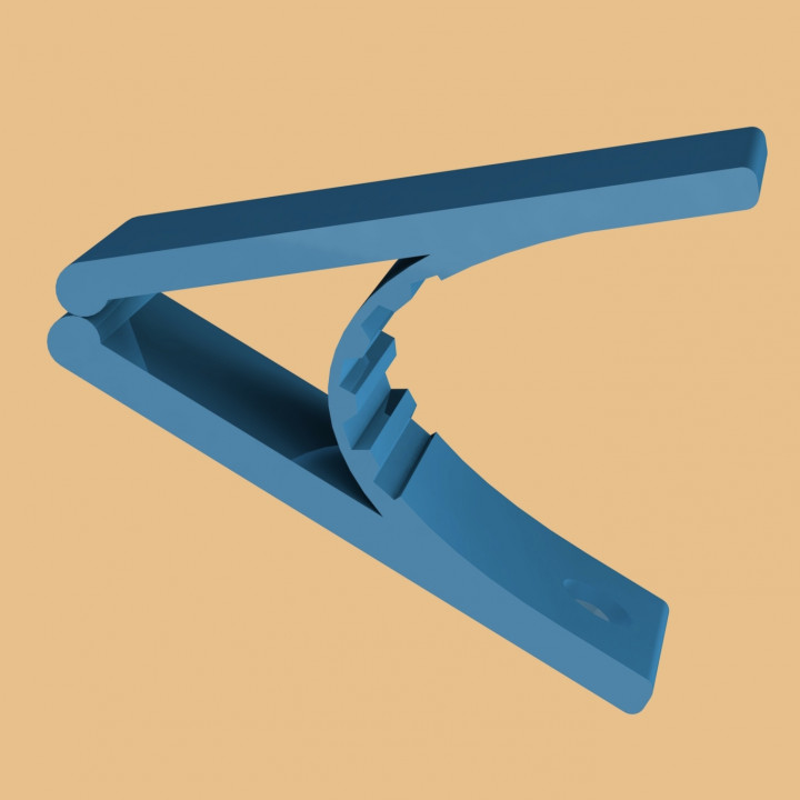 respons Kompatibel med Ass 3D Printable Compliant mechanism// Bulldog Clip by Harris Mier
