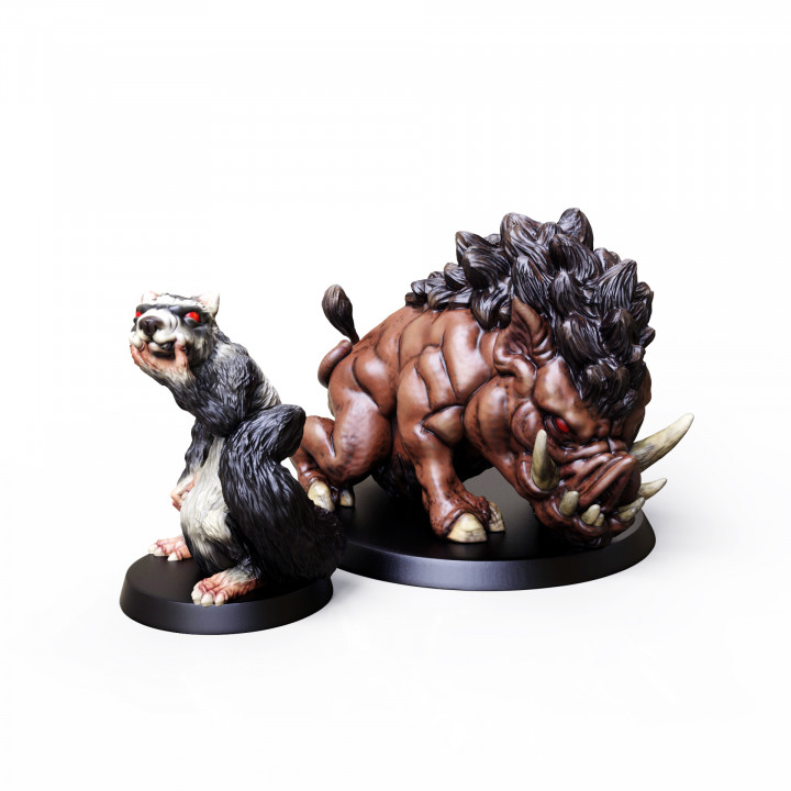 $5.99Support Free Dire Ferret and Boar