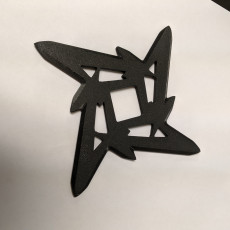 Picture of print of Throwing Star Z -Version 3 -Battle Damage