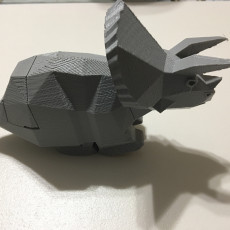 Picture of print of Running Triceratops