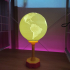 World Table Lamp print image