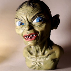 Picture of print of Golum bust, from Lord Of The Rings This print has been uploaded by Travis Masterson
