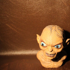 Picture of print of Golum bust, from Lord Of The Rings This print has been uploaded by Creative Journeys